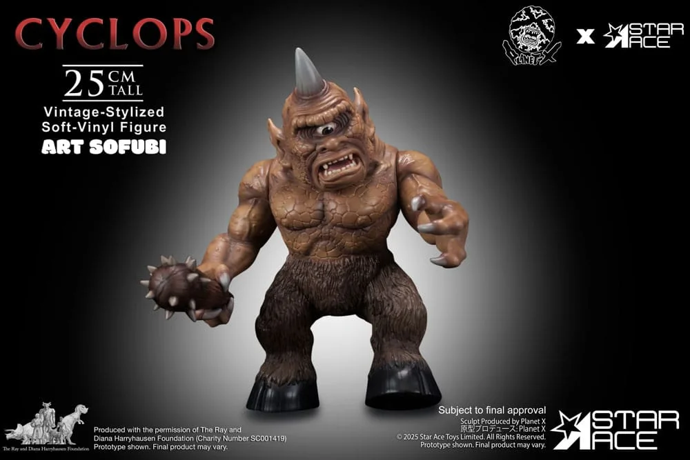 Ray Harryhausen Vinyl Statue – Vintage Cyclops 25 cm