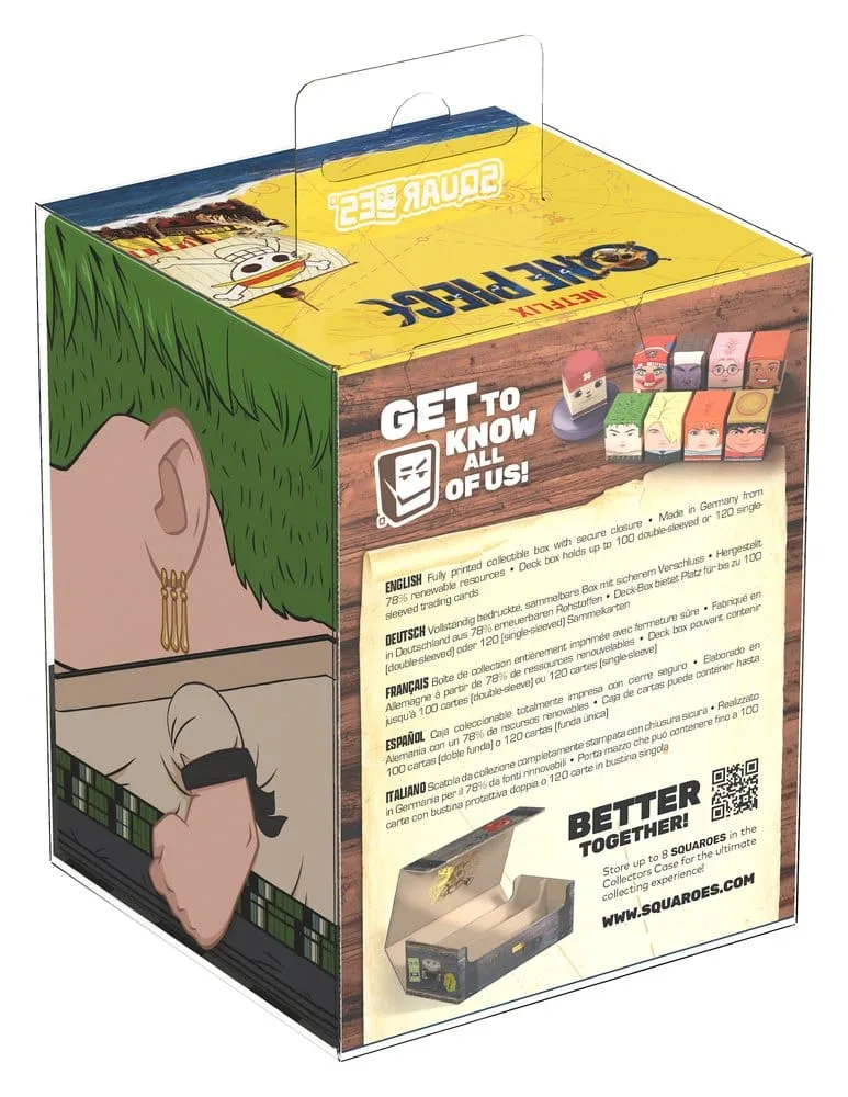One Piece Deck Box – Squaroes Roronoa Zoro OP004 10