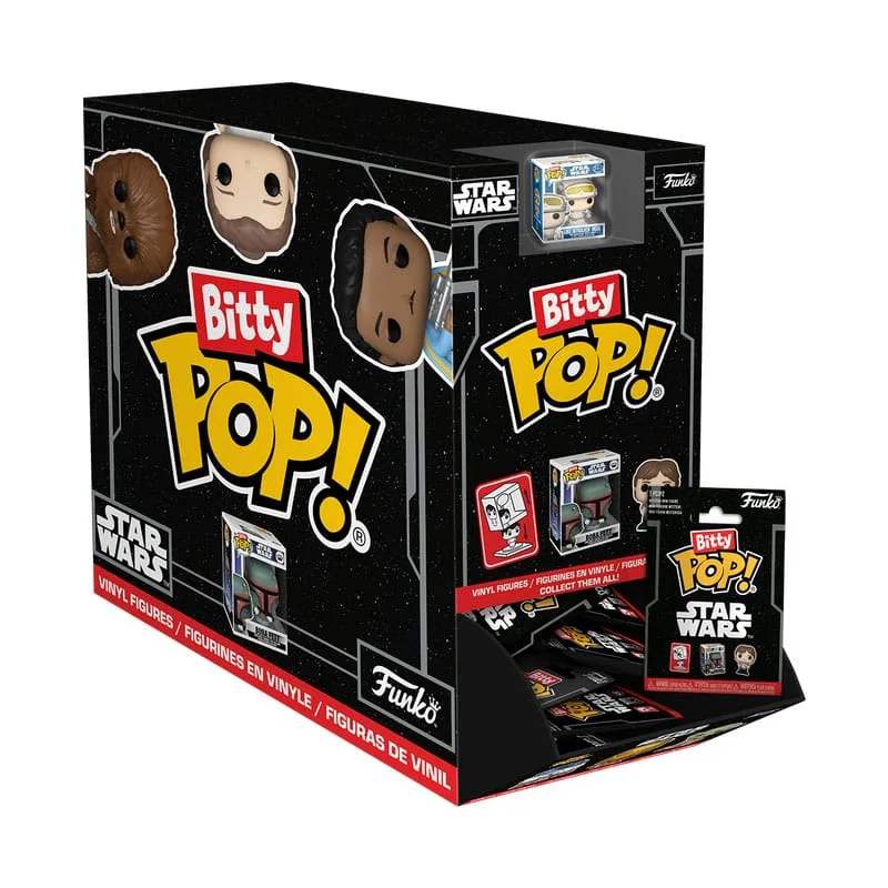 Star Wars Bitty Pop Figures – Display of 24 2.5 cm