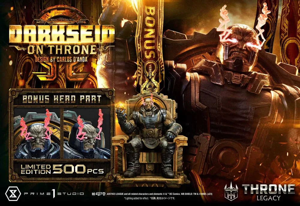 Justice League Beeld – Darkseid op troon Deluxe Bonus 65 cm 5