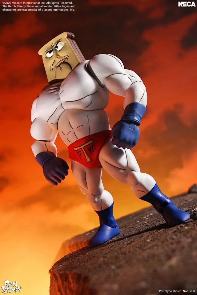 Ren & Stimpy Action Figure – Ultimate Powdered Toast Man 18 cm 2