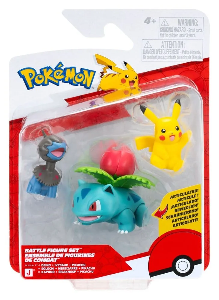 Pokémon Action Figures – Battle Figure 3-Pack Assortment Version 29 3