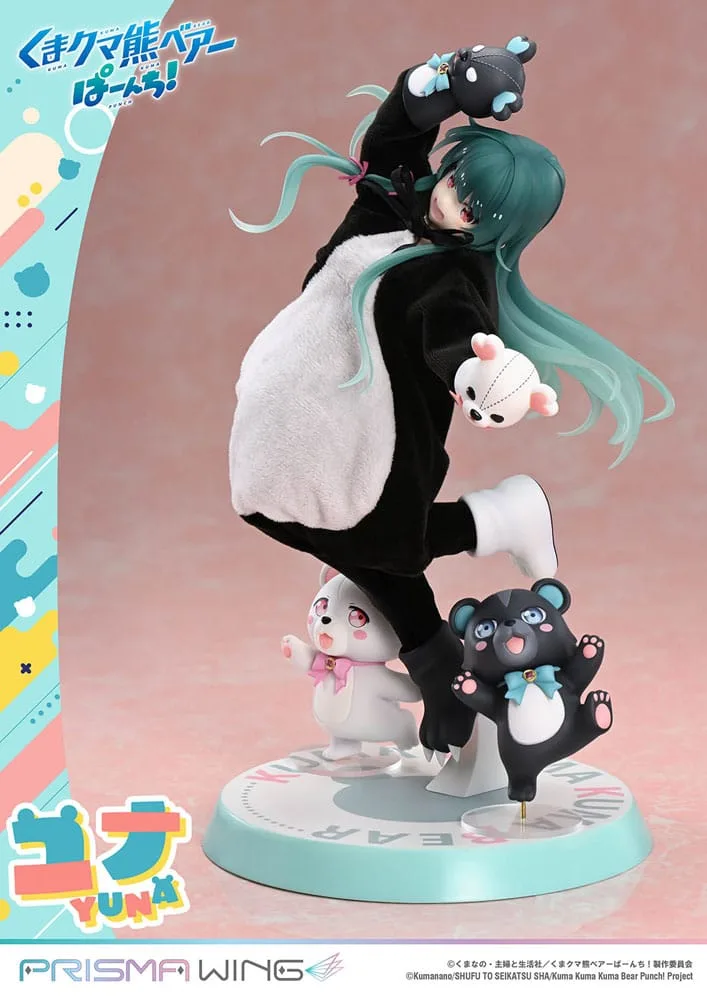 Kuma Kuma Kuma Bear Punch Statue – Yuna Prisma Wing 28 cm 12