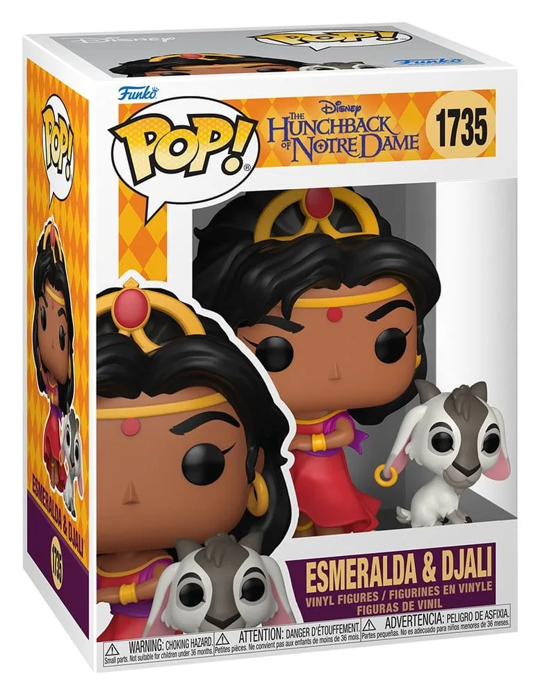 The Hunchback of Notre Dame Pop Figure – Esmeralda & Djali 9 cm 2