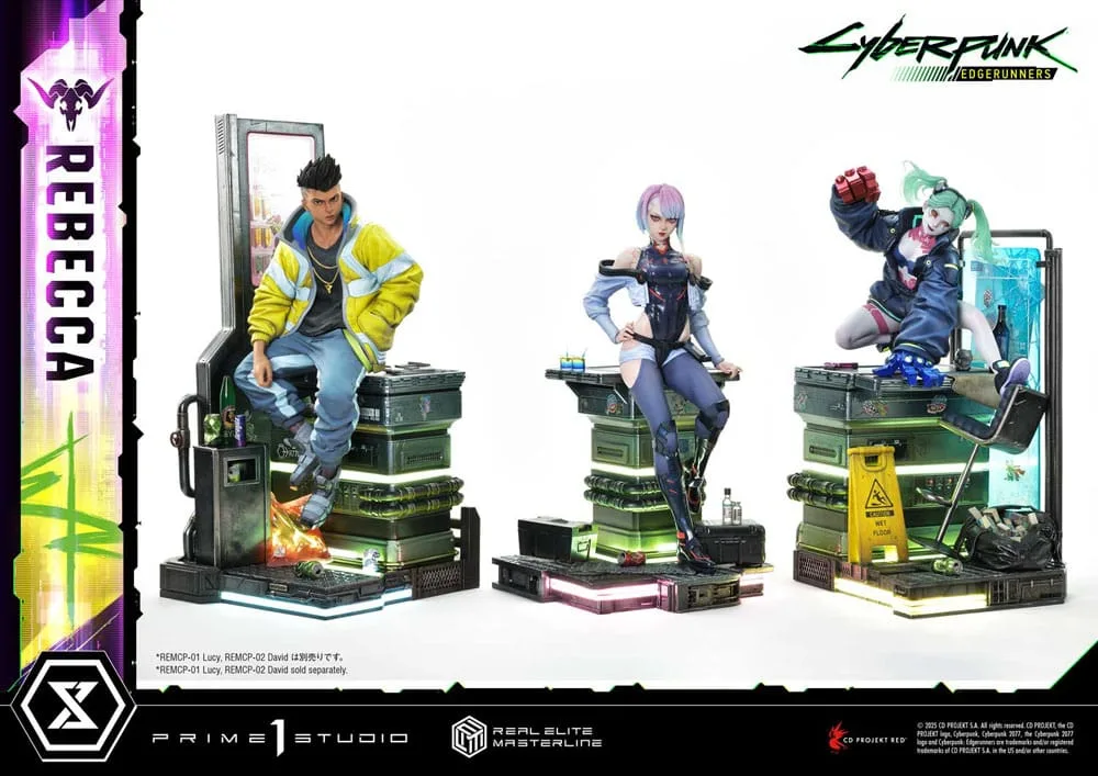 Cyberpunk Edgerunners Statue – Rebecca 1/4 Scale 54 cm 12