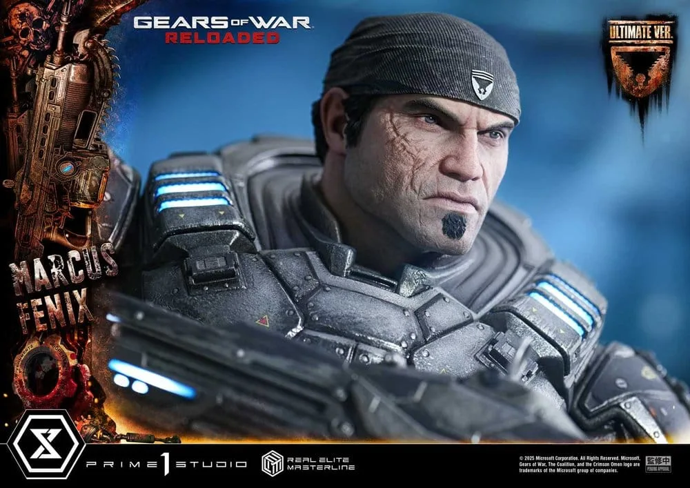 Gears of War Reloaded Statue – Marcus Fenix Ultimate 97 cm 23