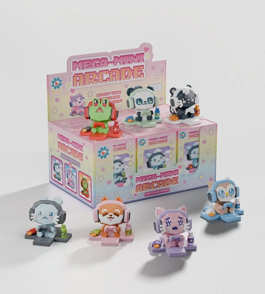 Mega Mini Arcade Figures – Series 1 Blind Box Display of 6 6 cm 11