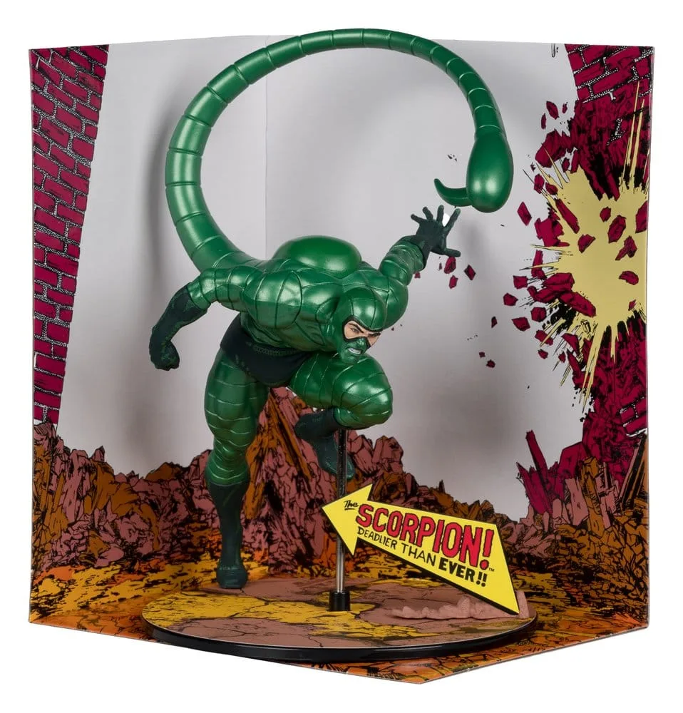 Marvel PVC Statue – Scorpion Metallic Gold Label 18 cm 2