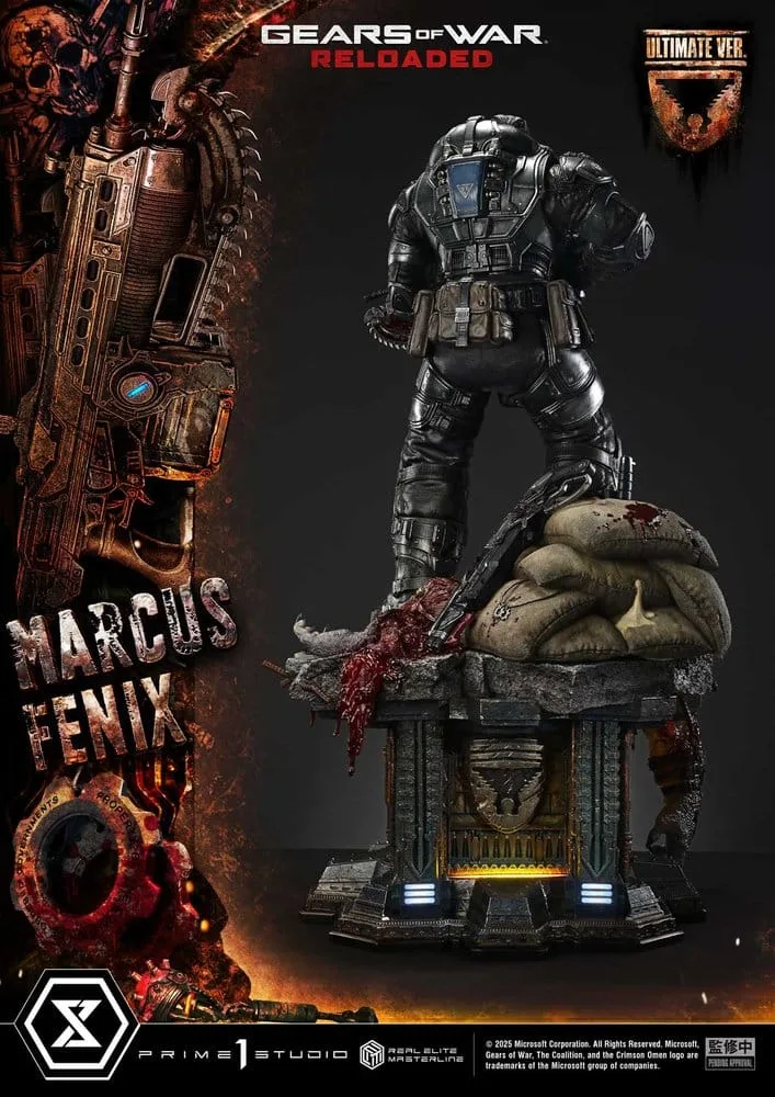 Gears of War Reloaded Statue – Marcus Fenix Ultimate 97 cm 11