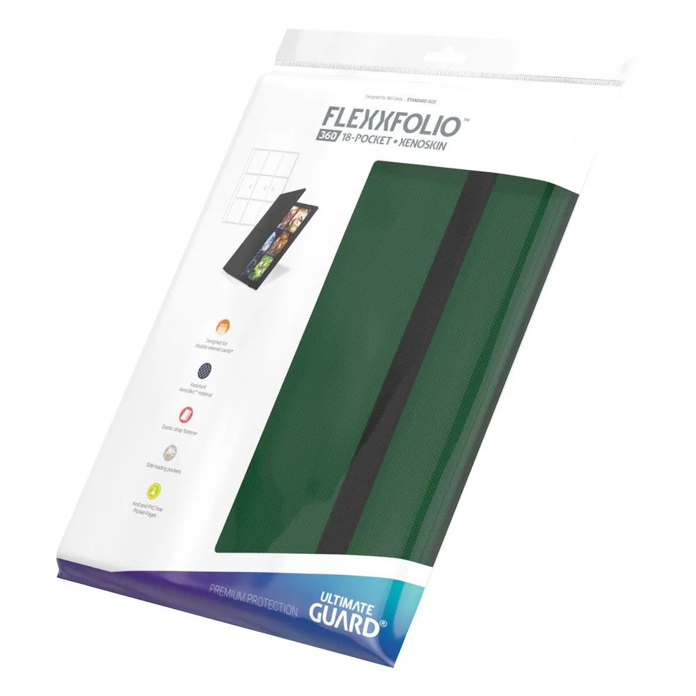Ultimate Guard Card Binder – Flexxfolio 360 Xenoskin Green 8