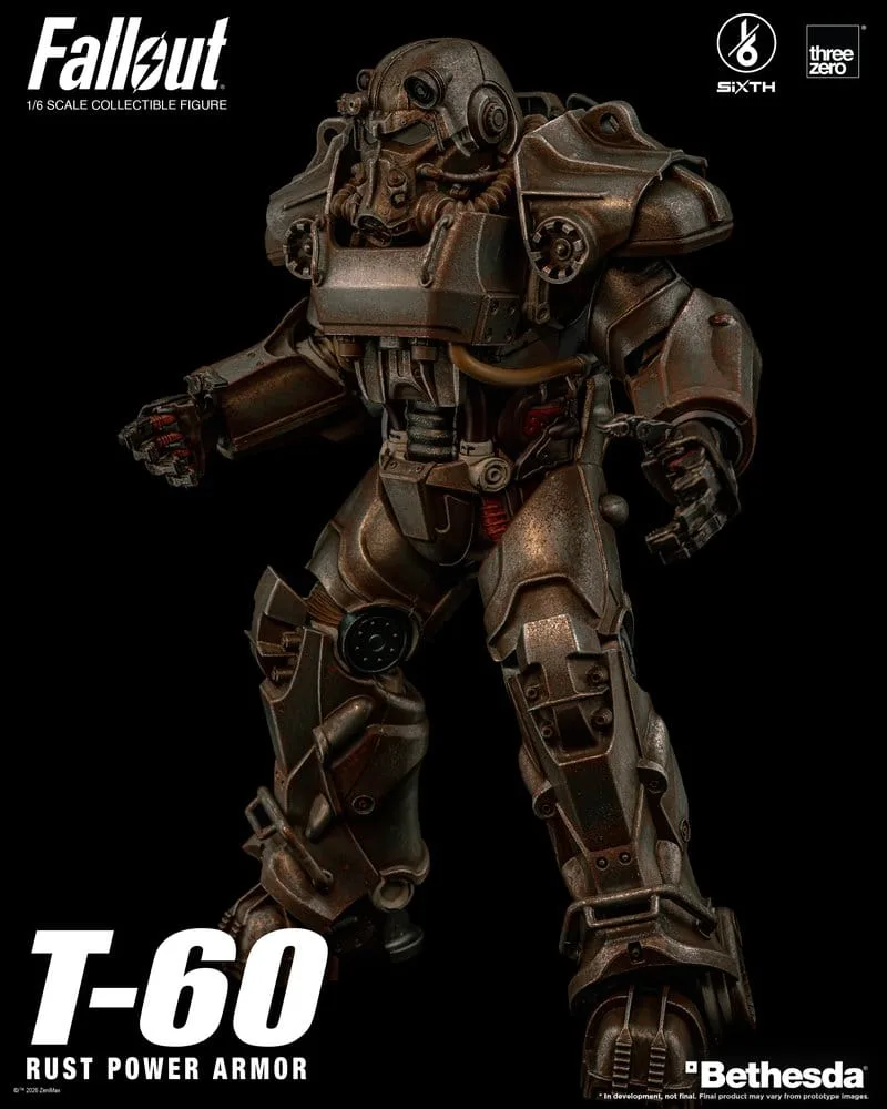 Fallout Action Figure – T-60 Rust Power Armor 1/6 14