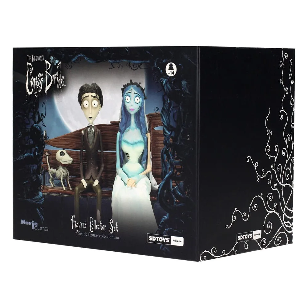 Corpse Bride Gift Set – Victor and Emily Figure with Keyring