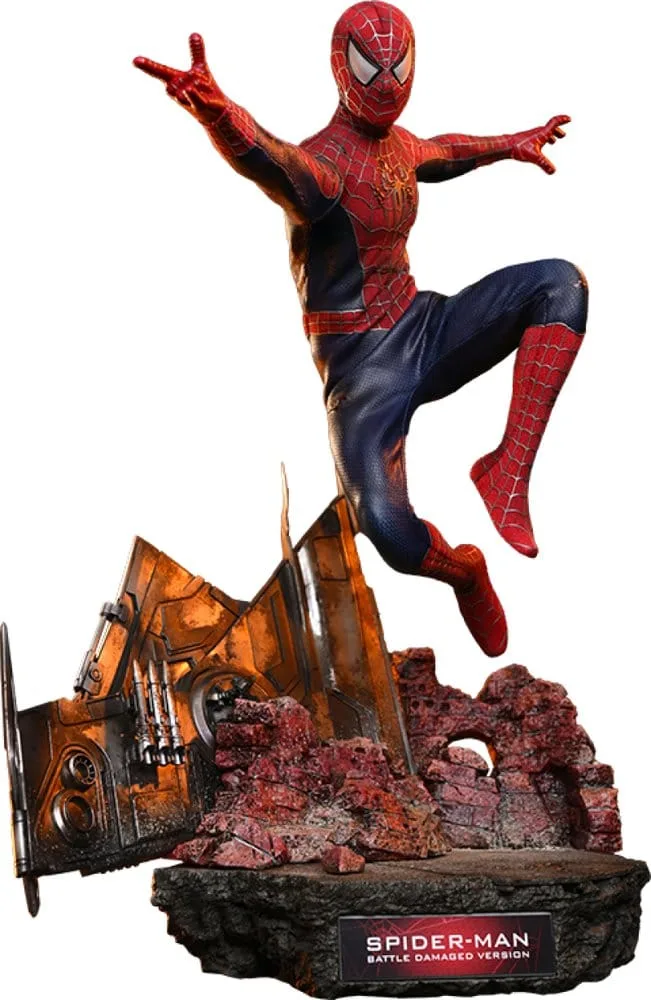 Spider-Man Action Figure – Battle Damaged 1/6 Scale 30 cm