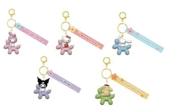Sanrio Keychain Display – Balloon Series 12-Pack 16 cm