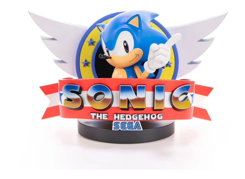 Sonic the Hedgehog Statue – Title Screen 21 cm 1