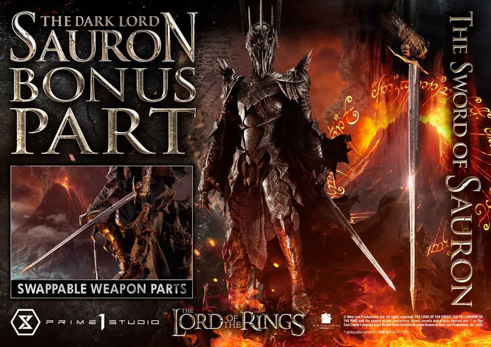Lord of the Rings Statue – Sauron Bonus Version 1/3 Scale 117 cm 2