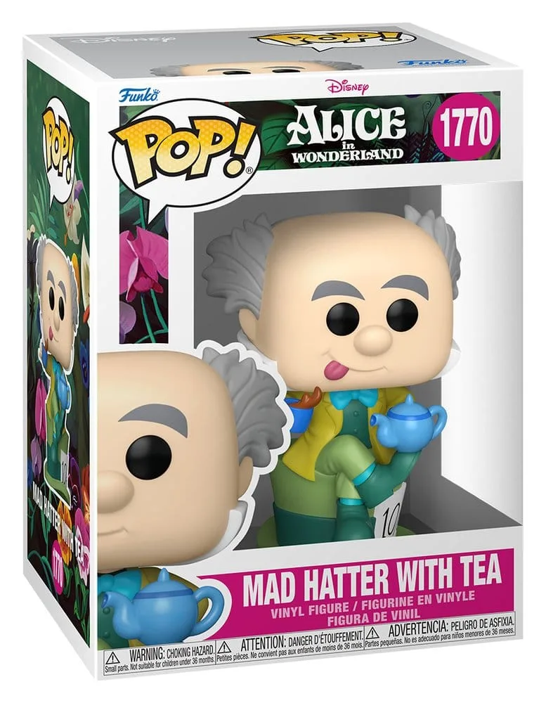 Alice in Wonderland Pop Vinyl Figure – Mad Hatter with Tea 9 cm 2