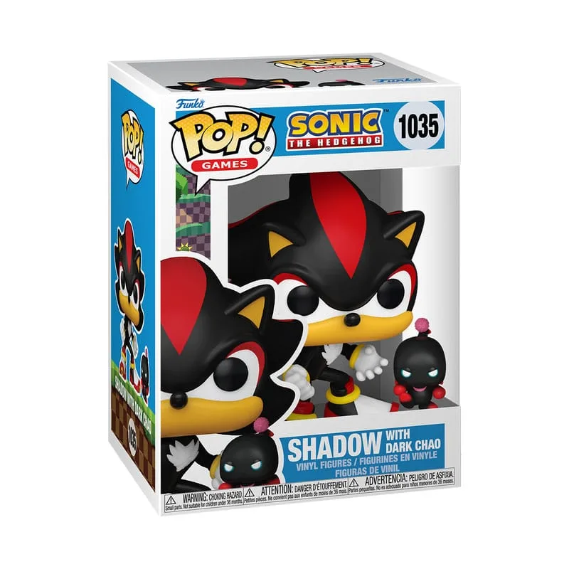 Sonic the Hedgehog Vinyl Figure – Shadow with DChao 9 cm 2