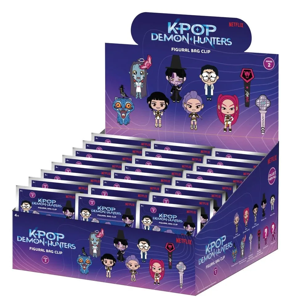 KPop Demon Hunters Bag Clip Display – Series 2 24 Blind Bags