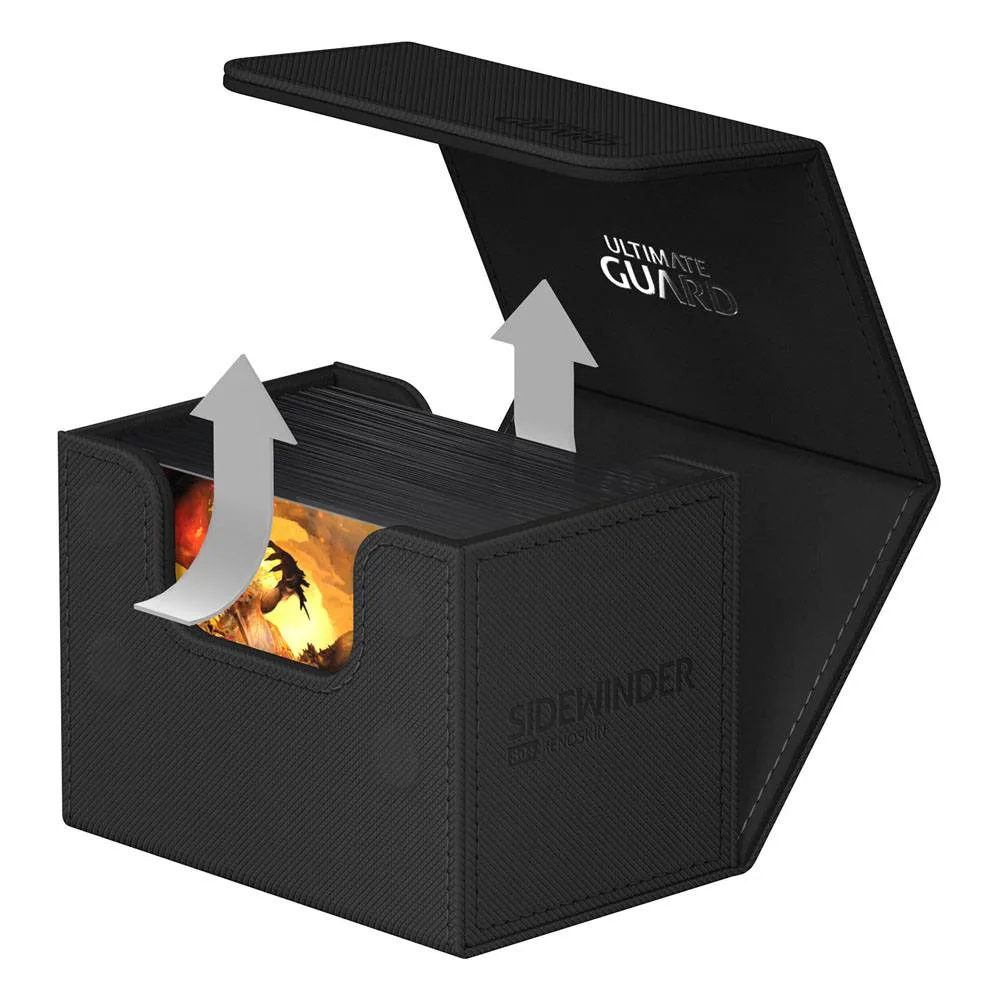 Ultimate Guard Deck Box – Sidewinder 80+ Xenoskin Black 5