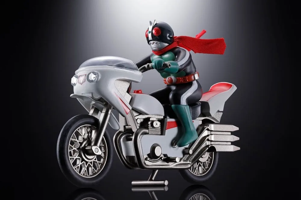 Kamen Rider Metallmodell – Modified Cyclone mit Rider No. 2 9 cm 4