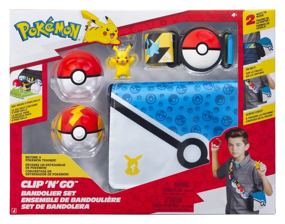 Pokémon Bandolier Set – Clip n Go Version 6 Assortment of 4 20