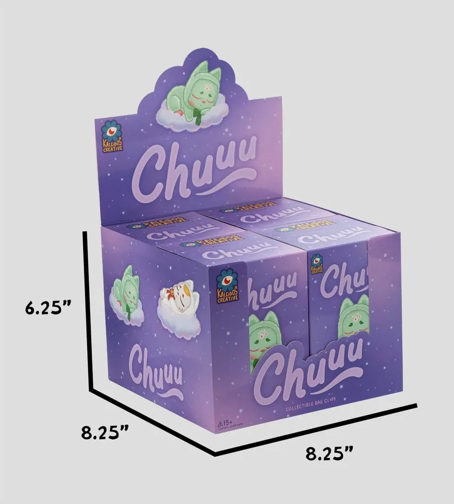 Chuuu Bag Clips – Series 1 Blind Box Display of 4 11 cm 9