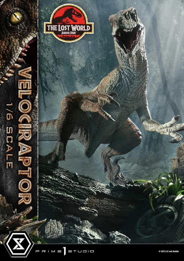 Jurassic Park II beeld – Tiger Stripe Velociraptor 1/6 41 cm 21