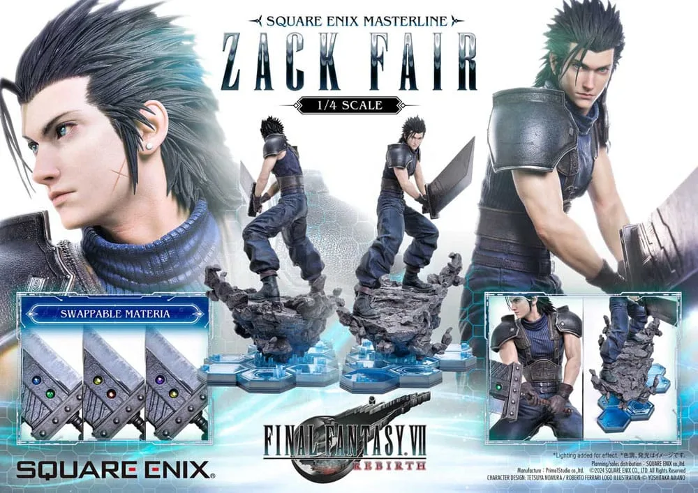Final Fantasy VII Rebirth Statue – Zack Fair 1/4 Scale 57 cm 10