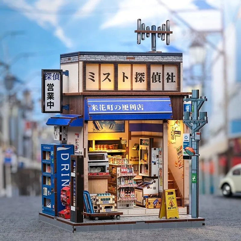 Miniature House Model Kit – Beika-cho Convenience Store 22 x 15 cm 13