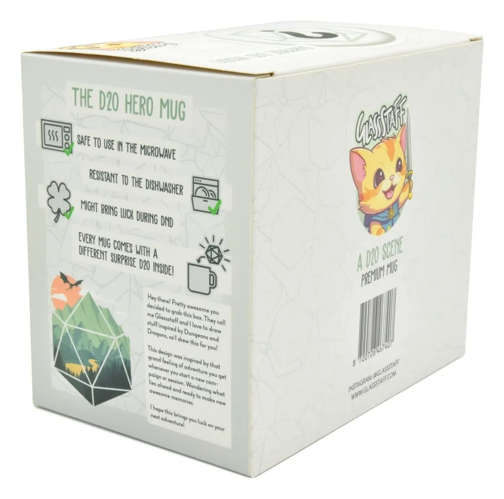 Glassstaff Mug and Dice Gift Set – A D20 Scene 2