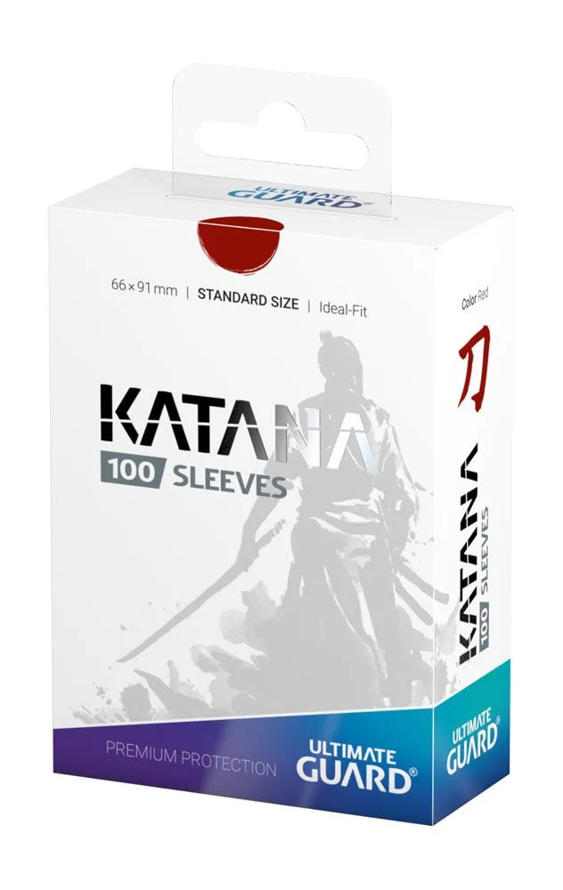 Ultimate Guard Card Sleeves – Red Katana 100 Pack 66 x 91 mm 4