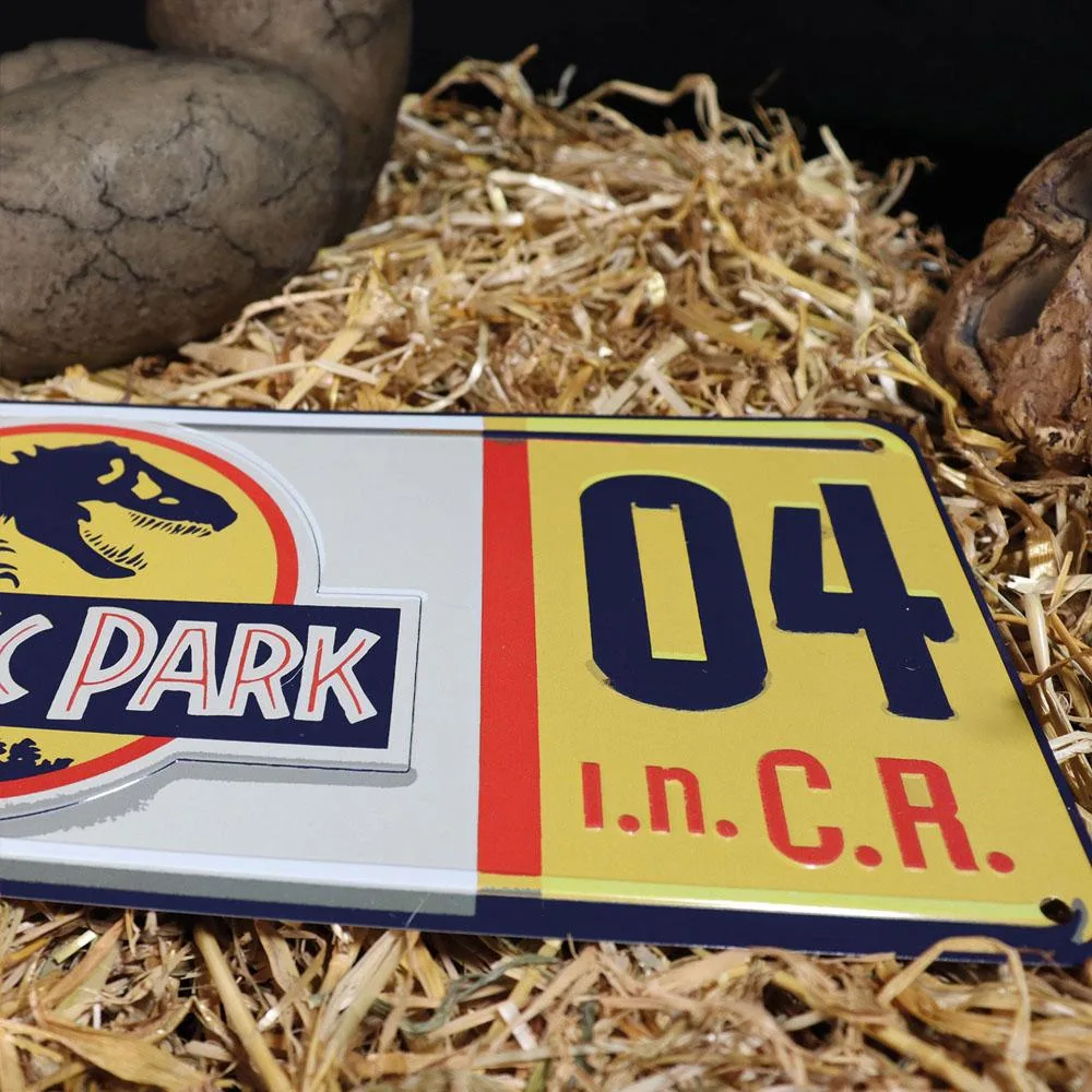 Jurassic Park Replica – Dennis Nedry License Plate 30 cm 4