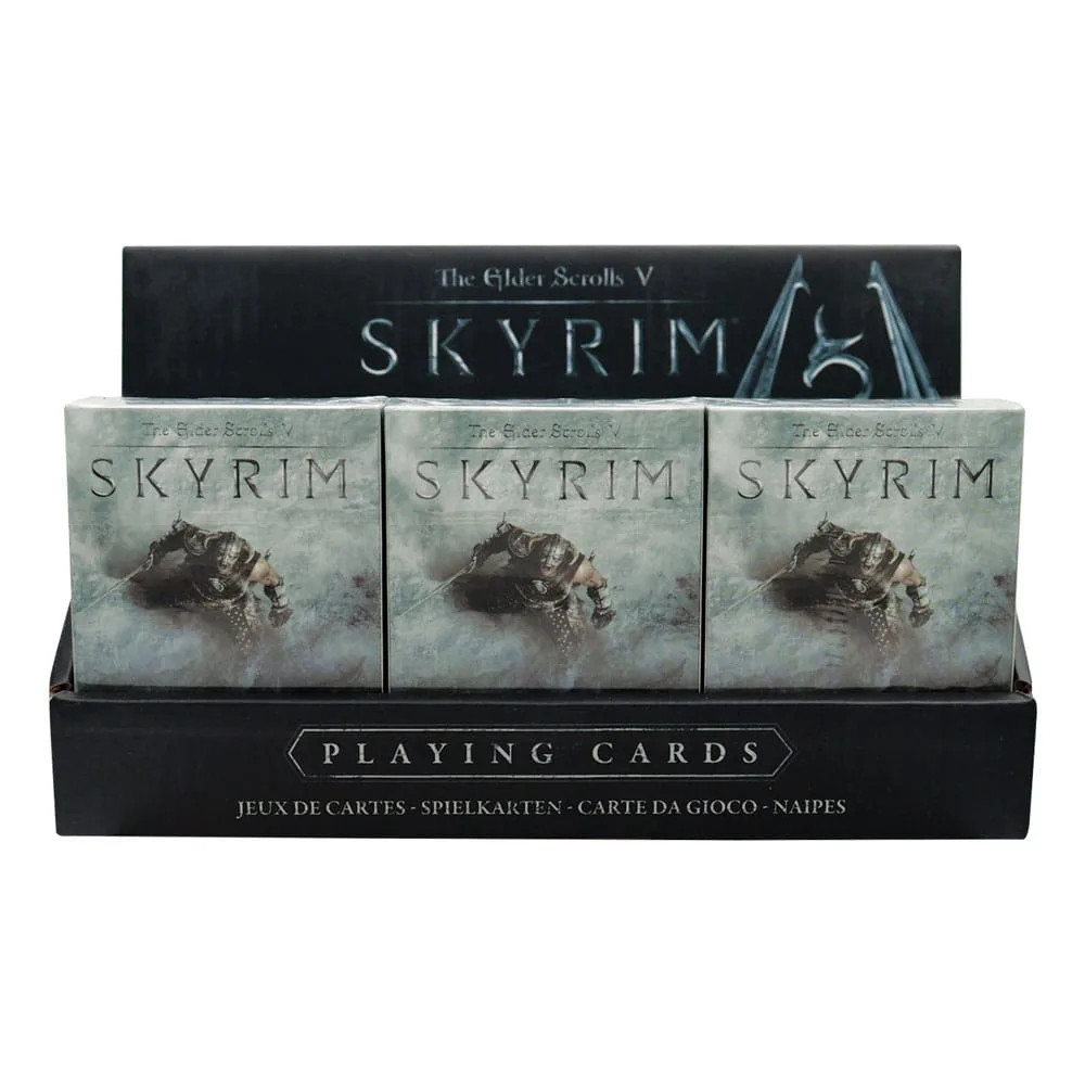 The Elder Scrolls Playing Cards – Skyrim 12-Pack Display