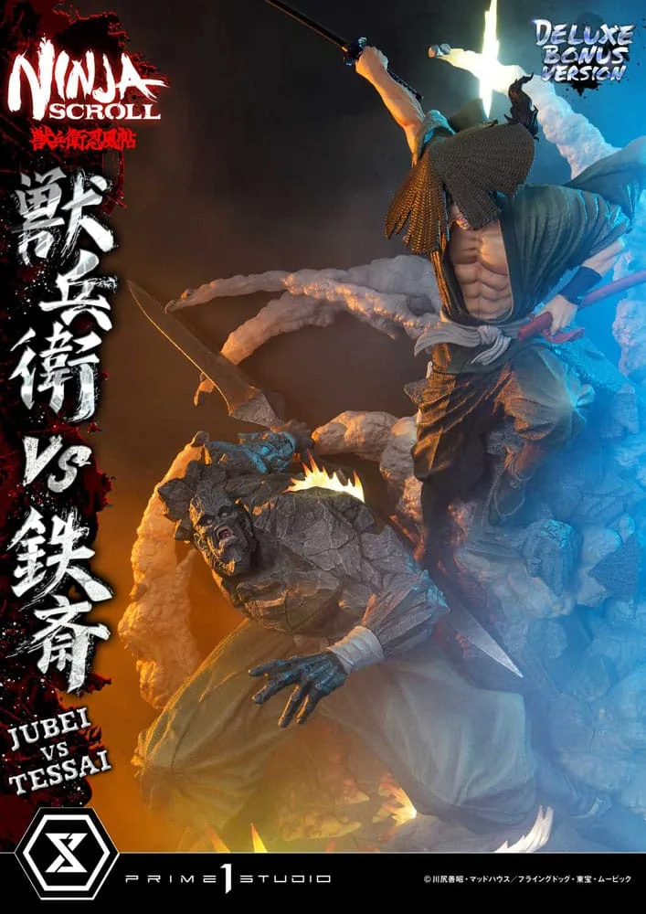 Ninja Scroll Statue – Jubei vs Tessai Deluxe Bonus 101 cm 3