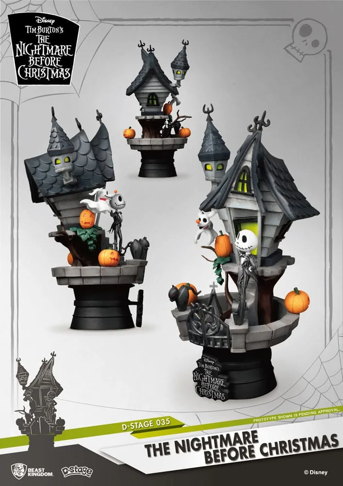 Nightmare Before Christmas Diorama – Jack’s Haunted House 15 cm 8