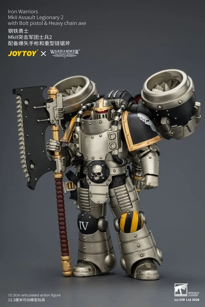 Warhammer Figure – Iron Warriors MkII Assault Legionary 2 12.3 cm 11