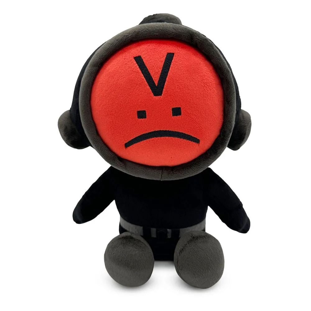 Content Warning Plush Figure – Red 22 cm