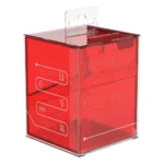 Ultimate Guard Deck Box – Boulder 100+ Clear Ruby 10