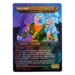Marvel Legends Action Figure – Man-Wolf with MTG Foil Card 15 cm 10