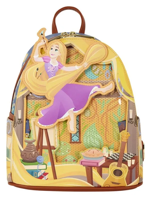 Tangled Mini Backpack – Loungefly Rapunzel Painting 26 cm