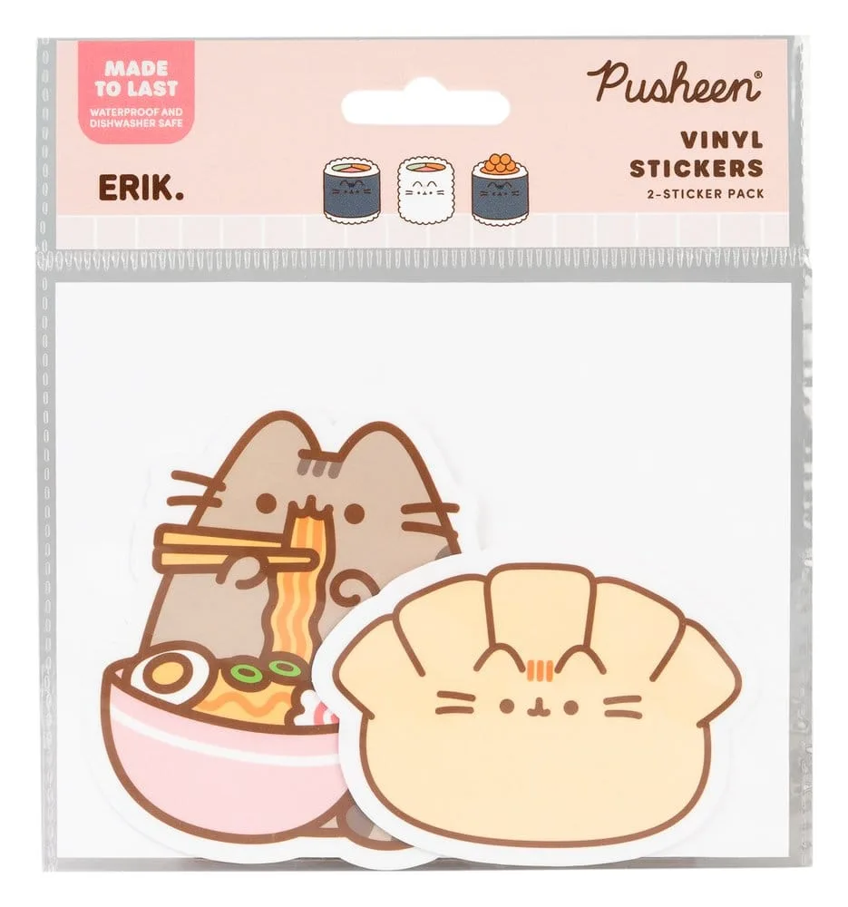 Pusheen Vinyl Stickers – Sushi Roll Vol. 6 Set of 2
