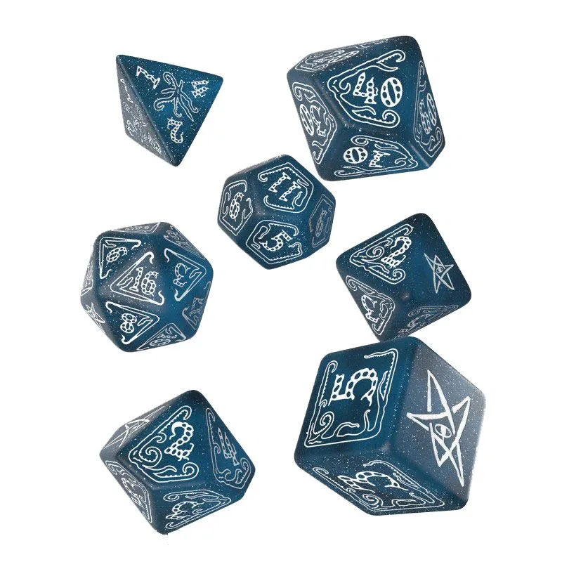 Call of Cthulhu Dice Set – Abyssal and White