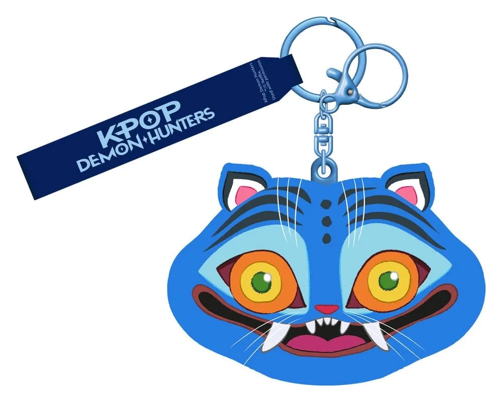 KPop Demon Hunters Silicone Keychain – Derpy Tiger