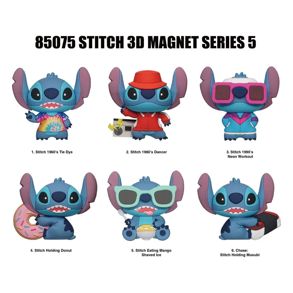 Lilo & Stitch 3D-magneten – Serie 5 Display met 12 zakjes 3