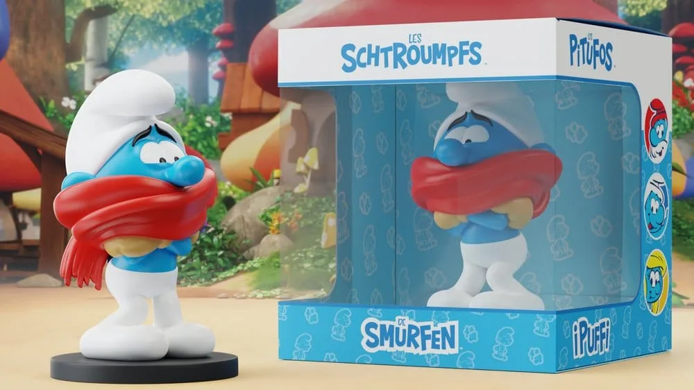 The Smurfs Statue – Chilly Smurf 12 cm 3