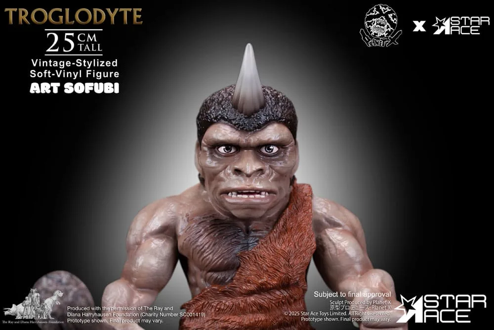 Ray Harryhausen Vinyl Statue – Vintage Troglodyte 25 cm 10
