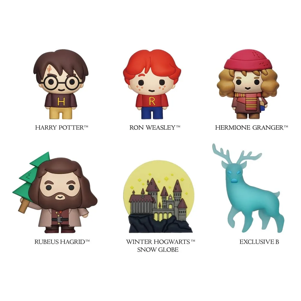 Harry Potter 3D Magnets – Christmas Blind Bag Display of 12