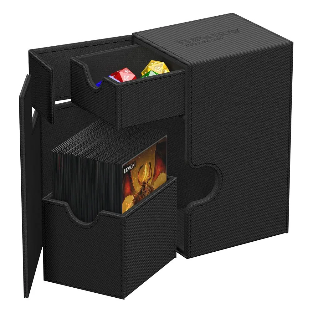 Ultimate Guard Deck Box – Flip’n’Tray 80+ Xenoskin Black 5