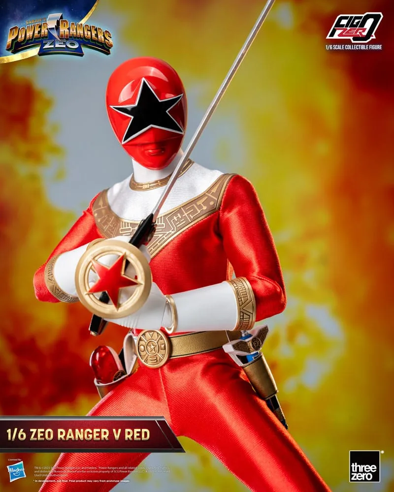 Power Rangers Zeo Action Figure – FigZero Ranger V Red 30.7 cm 3